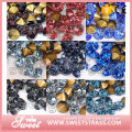 factory prices for glass rhinetone chaton in full colors